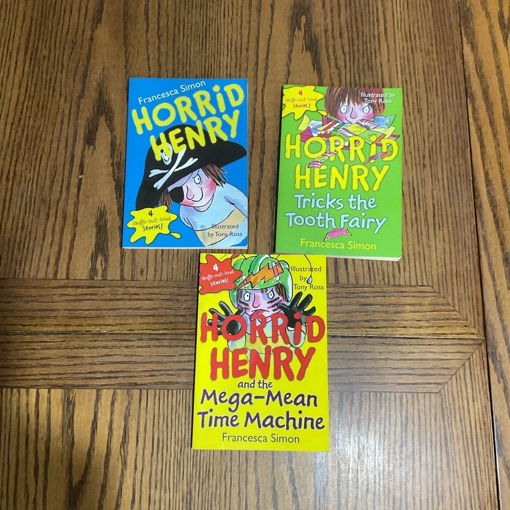 Young Children's Chapter Book Sets: 6 Horrid Henry and 2 Captain Underpants